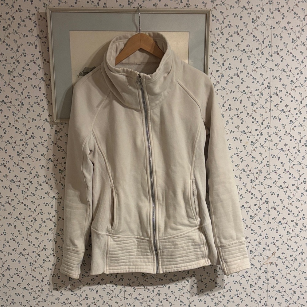Lululemon Athletica Off-White Zip Up